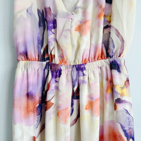 SOLD Show Me Your MuMu Kendall Maxi Dress NWT in Abers Babers Watercolor Small - Picture 8 of 11